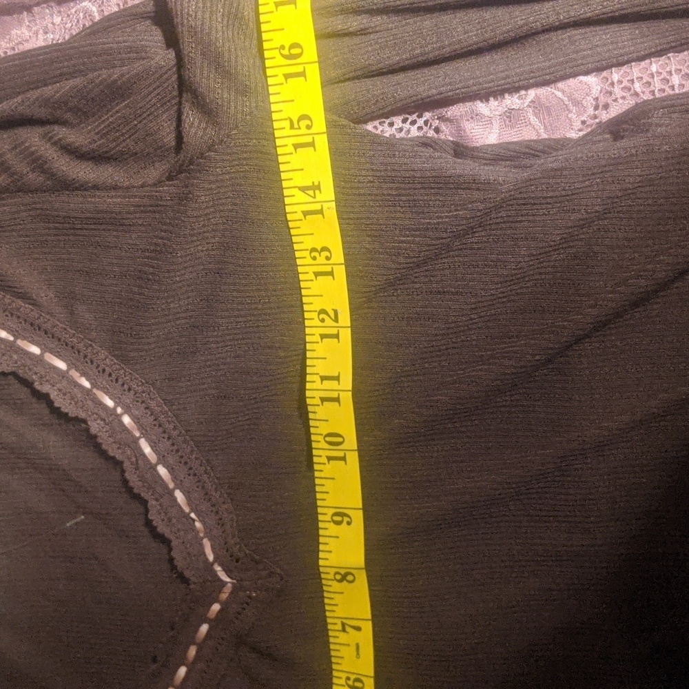Free People NWOT Only You Top sz SML in Brown with Pink​ - Picture 8 of 13